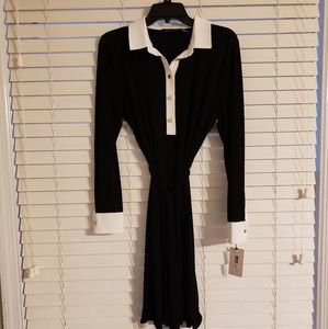 NWT black and white dress-ivanka trump